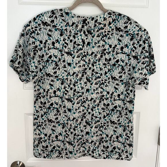 Vintage Pendleton Country Sophisticates Floral Linen Blend Top Sz 10 USA - Picture 2 of 7